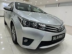 Toyota Corolla Altis 1.6L CVT Elegance LED Keyless Silver 2016